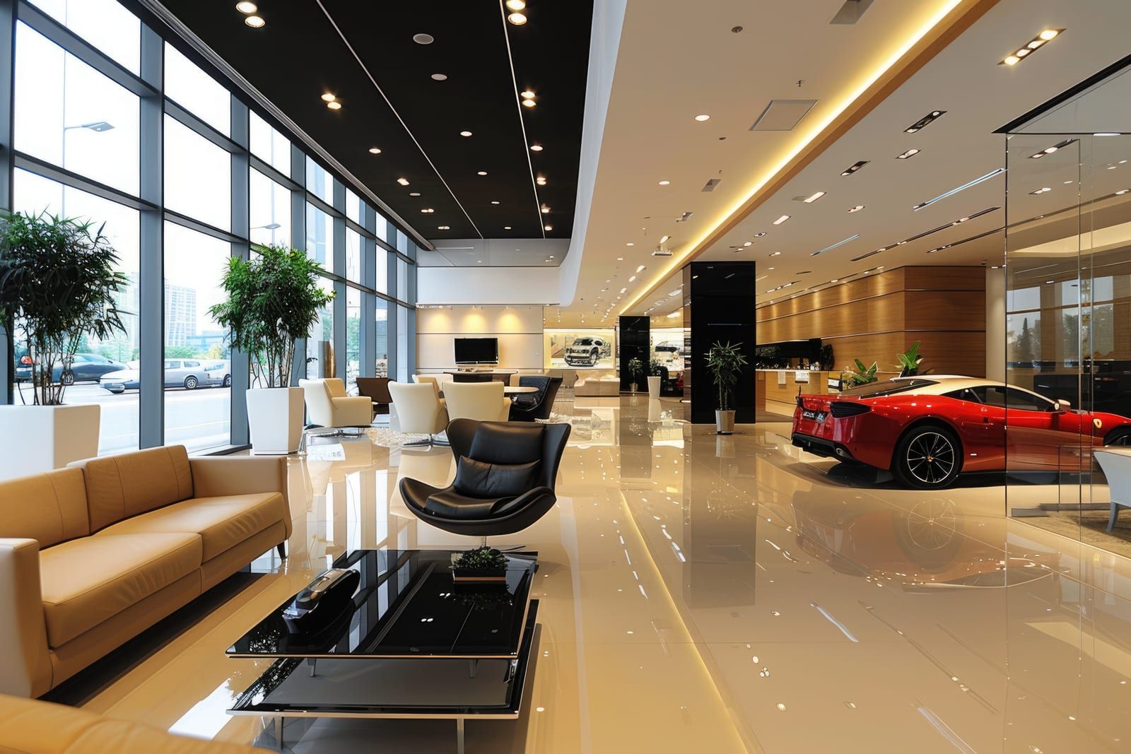 The same facility, clean and presentable after cleaning