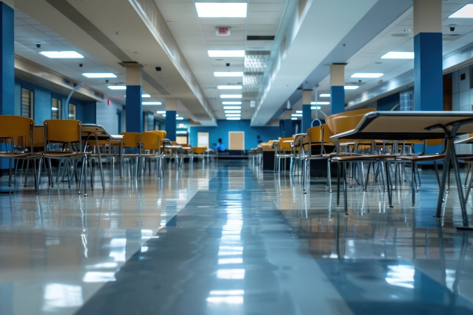 A facility before a Trinal commercial cleaning visit
