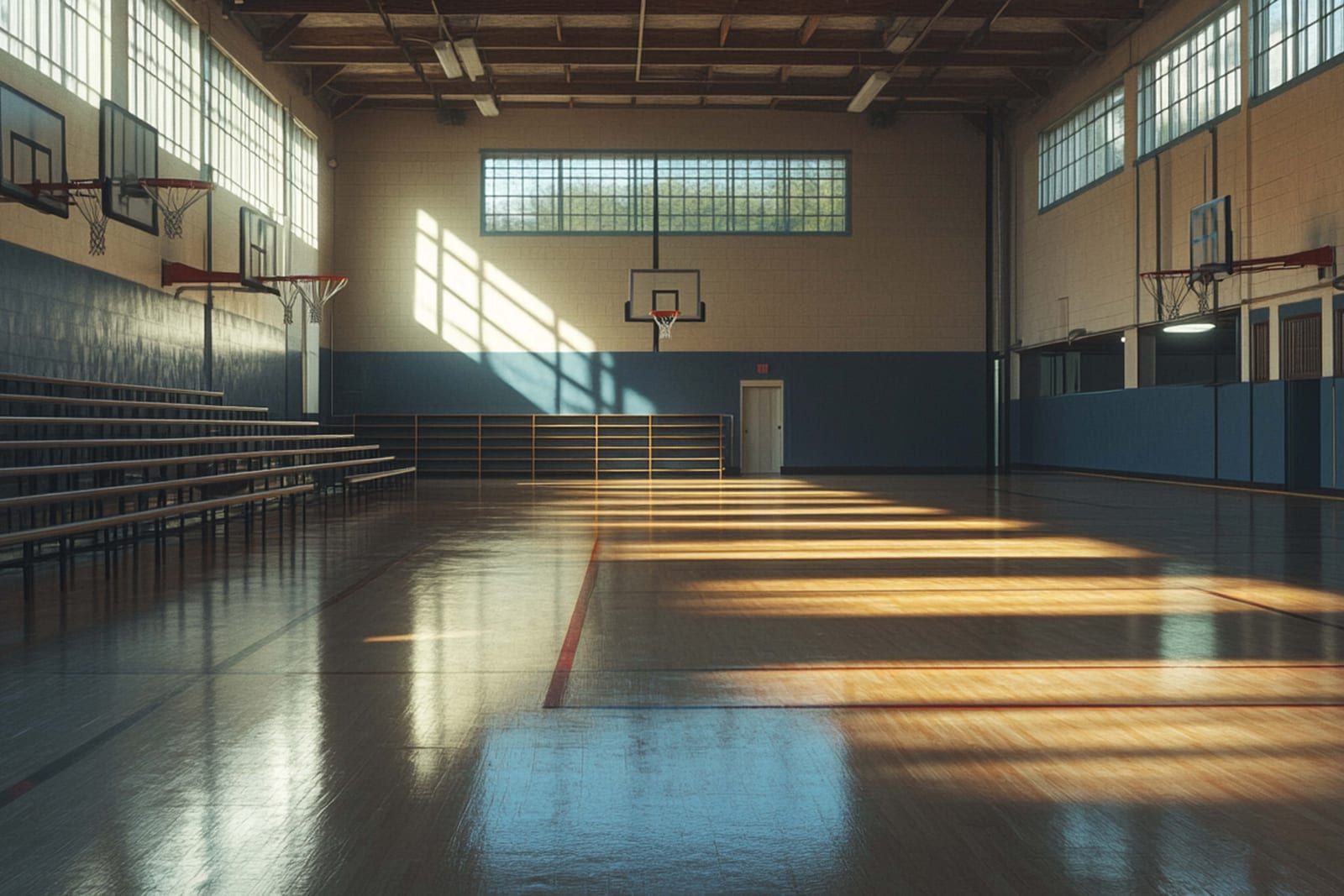 The same facility, clean and presentable after cleaning